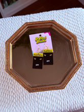 Load image into Gallery viewer, Yellow Cat Eyes Theatre Earrings | Iconic Stage Show Jewelry
