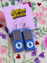 Load image into Gallery viewer, Tiny Music Player Earrings | Nostalgic Y2K Millennial Jewelry
