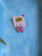 Load image into Gallery viewer, The Millennial S Earrings | Acrylic Nostalgia Drop Earrings
