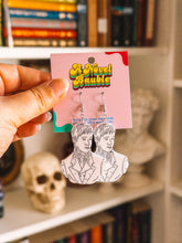 Load image into Gallery viewer, Mr. Darcy Bust Earrings | Pride and Prejudice Bookish Literary Jewelry
