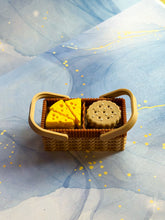 Load image into Gallery viewer, Wicker Picnic Basket Fidget Clicker | 2-Click Desk Toy
