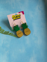Load image into Gallery viewer, Success! Pineapple Earrings | Funny Pop Culture Meme Jewelry
