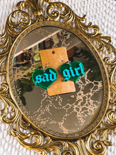 Load image into Gallery viewer, Sad Girl Earrings | Cute Acrylic Pop Culture Meme Jewelry
