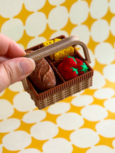 Load image into Gallery viewer, Wicker Picnic Basket Fidget Clicker | 3 &amp; 4-Click Toy

