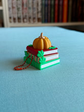 Load image into Gallery viewer, Fall Book Stack Fidget Clicker | 1-Click Keychain Desk Toy
