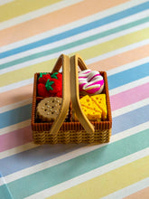 Load image into Gallery viewer, Wicker Picnic Basket Fidget Clicker | 3 &amp; 4-Click Toy

