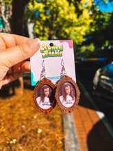 Load image into Gallery viewer, Funny Meme Earrings | Red Frame Vampire Parody Bookish Jewelry
