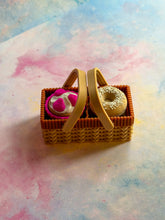 Load image into Gallery viewer, Wicker Picnic Basket Fidget Clicker | 2-Click Desk Toy
