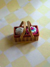 Load image into Gallery viewer, Wicker Picnic Basket Fidget Clicker | 2-Click Desk Toy

