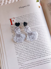 Load image into Gallery viewer, Mr. Darcy Bust Earrings | Pride and Prejudice Bookish Literary Jewelry
