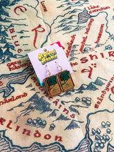 Load image into Gallery viewer, Green Dragon Earrings | Cozy Tavern Fantasy Jewelry
