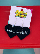 Load image into Gallery viewer, BWTHHYBL Earrings | Bella Where the Hell Vampire Meme Jewelry

