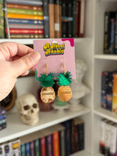 Load image into Gallery viewer, Success! Pineapple Earrings | Funny Pop Culture Meme Jewelry
