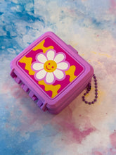Load image into Gallery viewer, Smiley Flower Lunchbox Fidget Clicker | 3-Click Keychain Desk Toy

