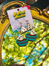 Load image into Gallery viewer, Chips and Salsa Earrings | Colorful Acrylic Foodie Snack Jewelry
