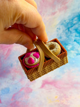 Load image into Gallery viewer, Wicker Picnic Basket Fidget Clicker | 2-Click Desk Toy
