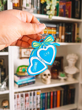 Load image into Gallery viewer, Hockey Romance Locket Keychain — 3D Printed Locket
