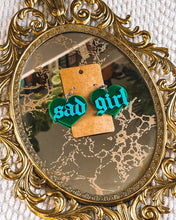 Load image into Gallery viewer, Sad Girl Earrings | Cute Acrylic Pop Culture Meme Jewelry
