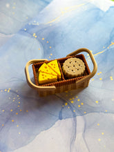 Load image into Gallery viewer, Wicker Picnic Basket Fidget Clicker | 2-Click Desk Toy
