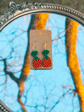Load image into Gallery viewer, Strawberry Candy Earrings | Nostalgic Acrylic Bon Bon Jewelry
