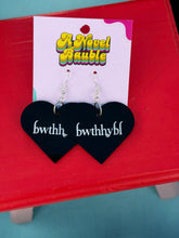 Load image into Gallery viewer, BWTHHYBL Earrings | Bella Where the Hell Vampire Meme Jewelry

