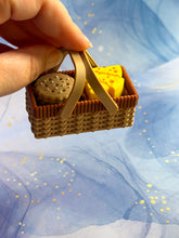 Load image into Gallery viewer, Wicker Picnic Basket Fidget Clicker | 2-Click Desk Toy
