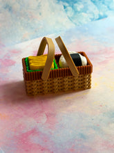 Load image into Gallery viewer, Wicker Picnic Basket Fidget Clicker | 2-Click Desk Toy
