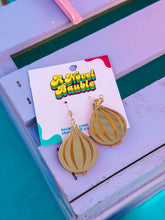Load image into Gallery viewer, Gold Onion Earrings | Vampire Romance Bookish Jewelry for Fans
