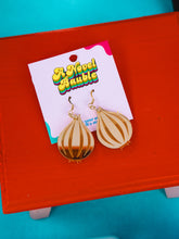 Load image into Gallery viewer, Gold Onion Earrings | Vampire Romance Bookish Jewelry for Fans
