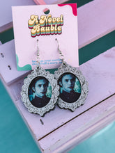 Load image into Gallery viewer, Vampire Dinner Scene Earrings | Funny Romantasy Bookish Jewelry
