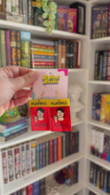 Load and play video in Gallery viewer, Sparkly Red Theatre Earrings | Whimsical Stage Show Jewelry
