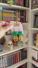 Load and play video in Gallery viewer, Success! Pineapple Earrings | Funny Pop Culture Meme Jewelry
